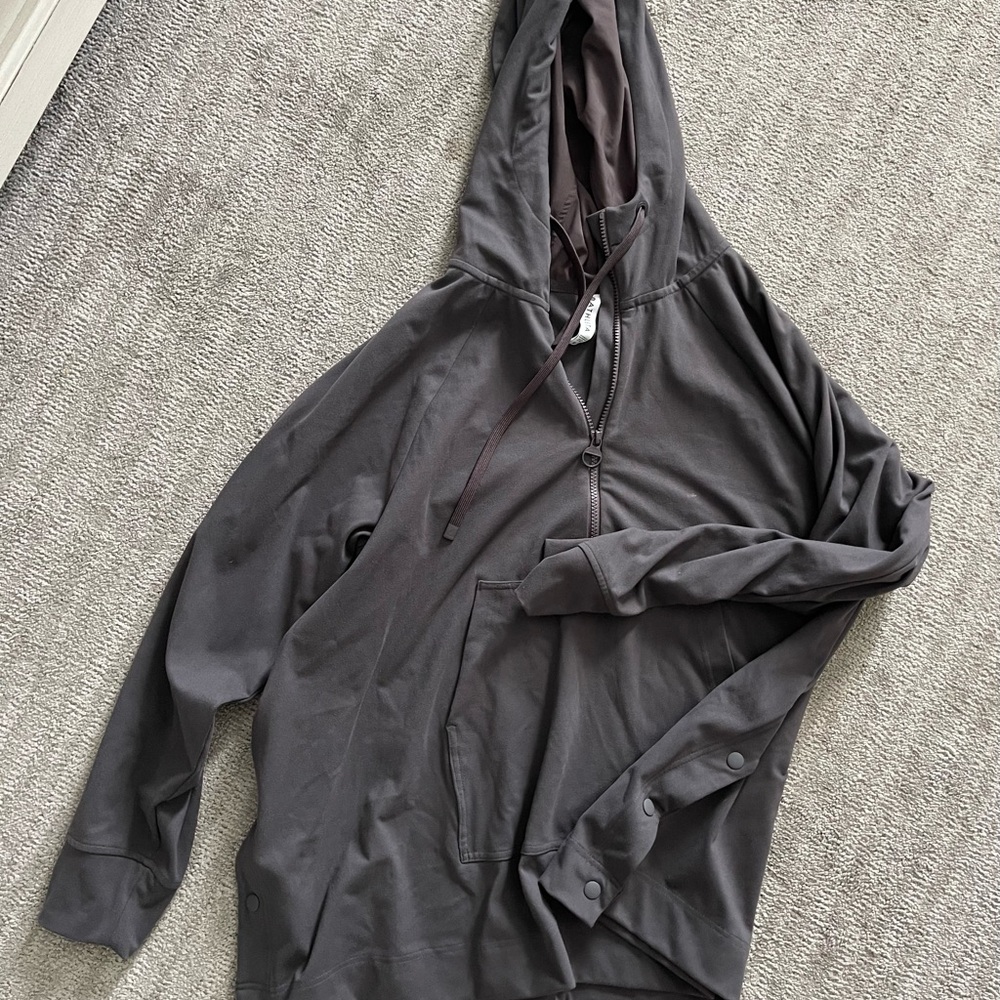 Gray Hooded Sweatshirt